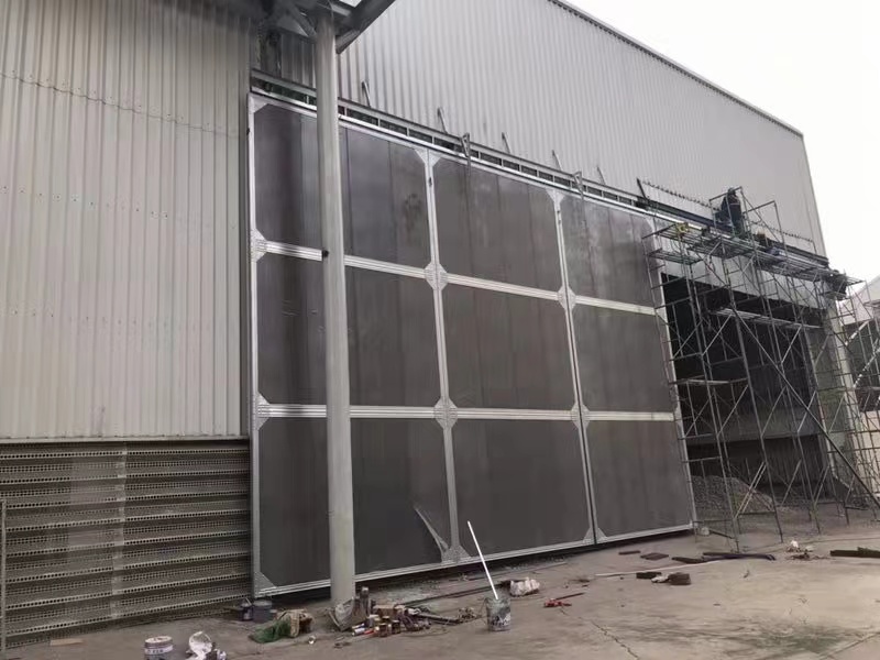 2020陽(yáng)泉垃圾處理廠重型提升門